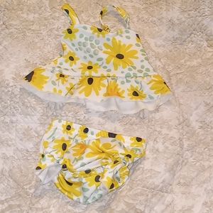 Baby girl 2 piece swim suit